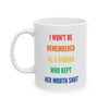 Inspirational Rainbow Quote Ceramic Mug (11oz/15oz) — Motivational Coffee Cup